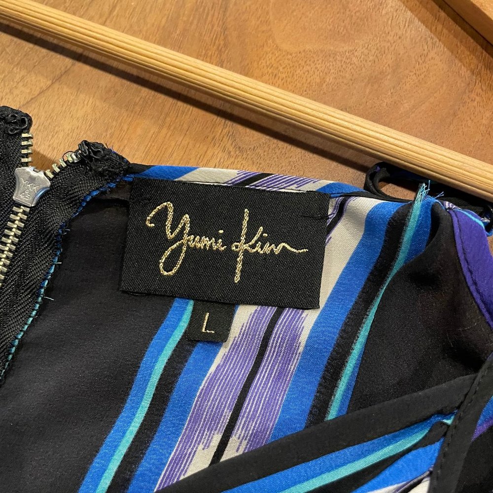 Yumi Kim Blue and Black Striped Mini Dress - Picture 3 of 4
